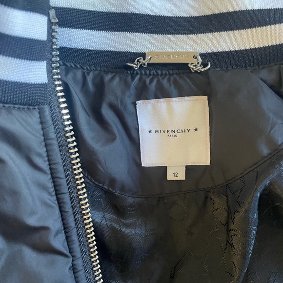 Kids Givenchy bomber jacket size 12 excellent condition - Picture 3 of 5